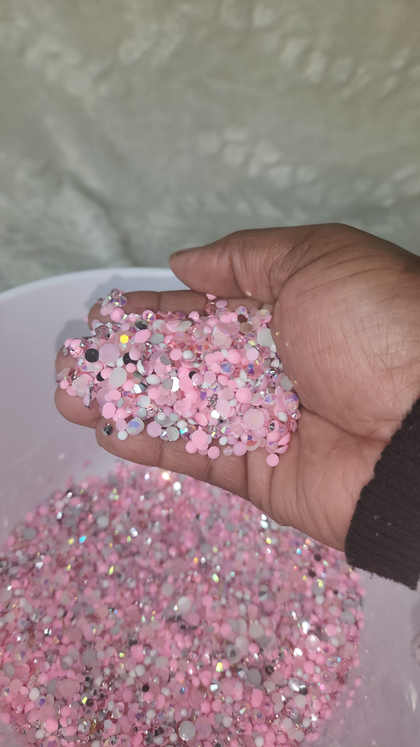 Blush Rhinestone Mix