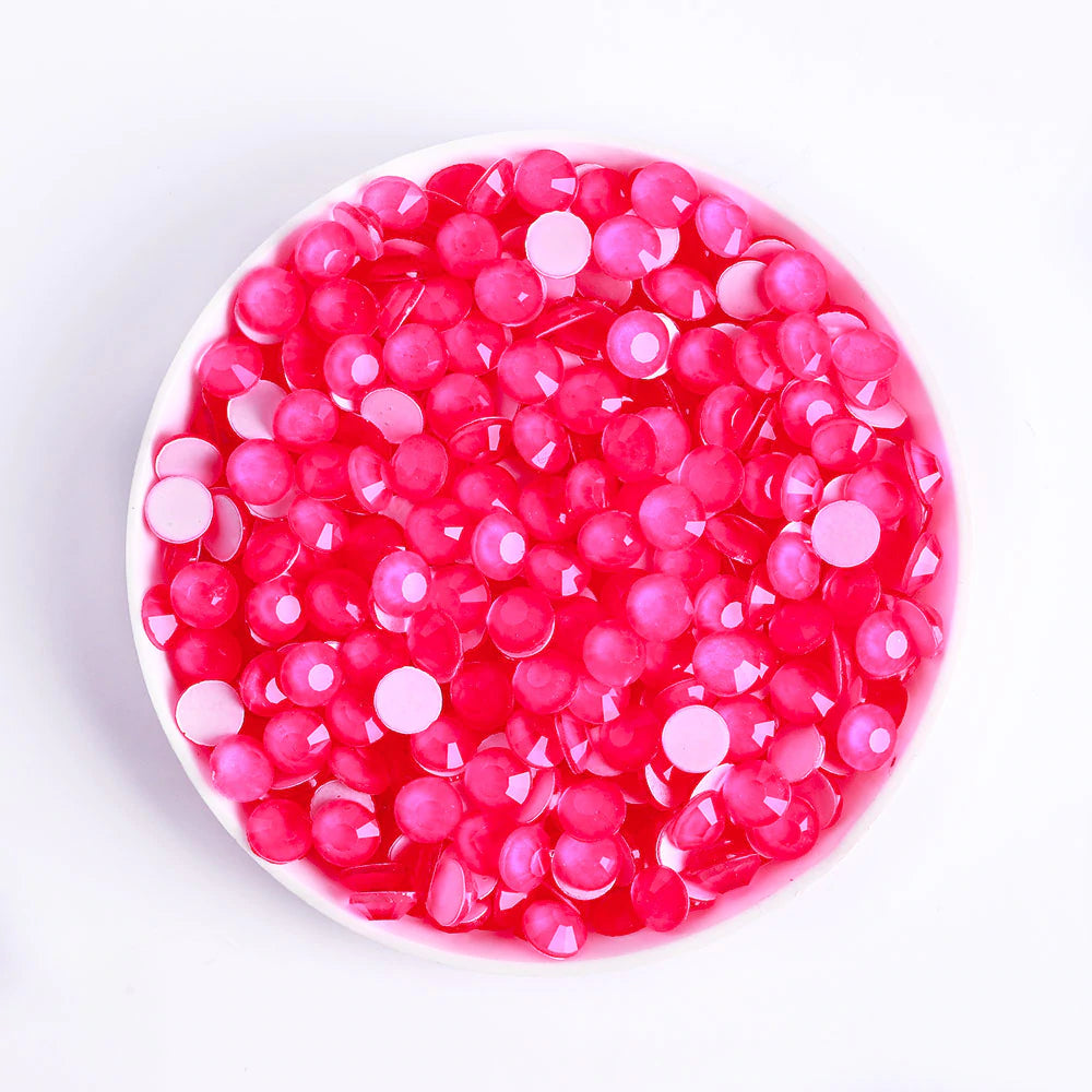 High Quality Neon Pink Rhinestones