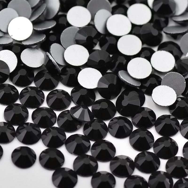 High Quality Jet Black Rhinestones