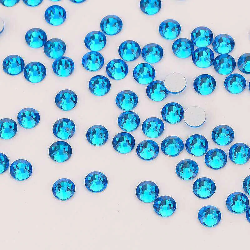 High Quality Capri Blue Rhinestones