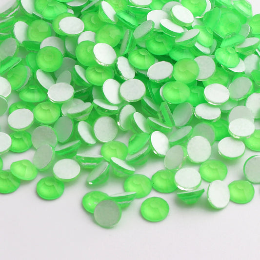 High Quality Neon Green Rhinestones