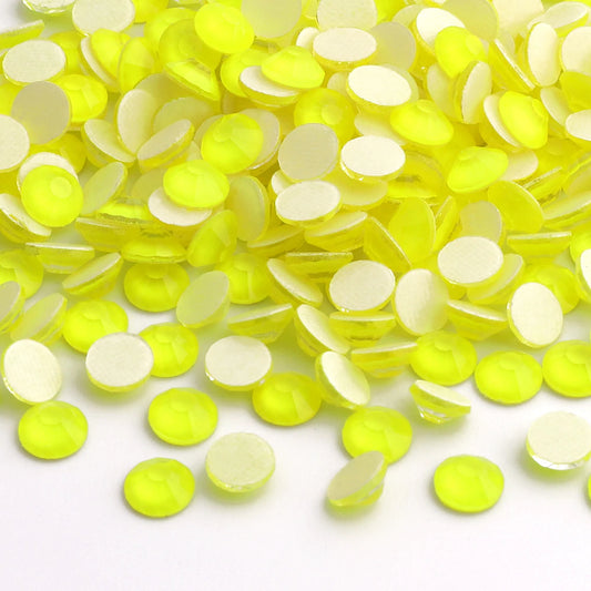 High Quality Neon Yellow Rhinestones