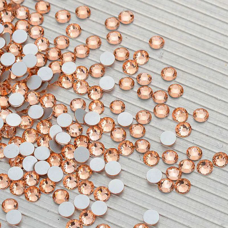 High Quality Champagne Crystal Rhinestones