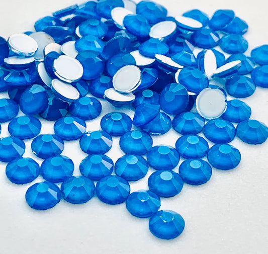 High Quality Neon Blue Rhinestones